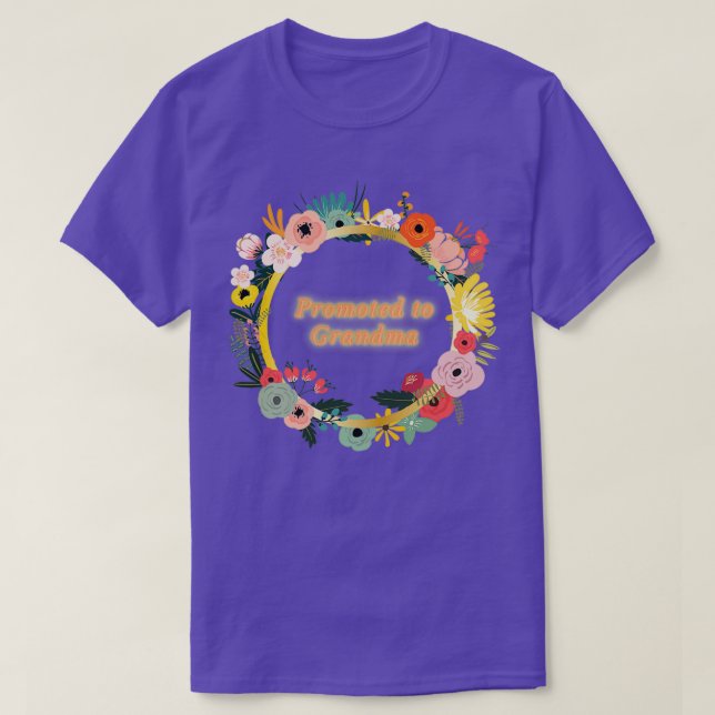 Camiseta Ascendido a regalo de abuela para madres Días de l (Diseño del anverso)