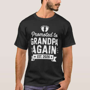 Camiseta Ascendido a ser abuelo de nuevo Est 2026 Pronto Fa