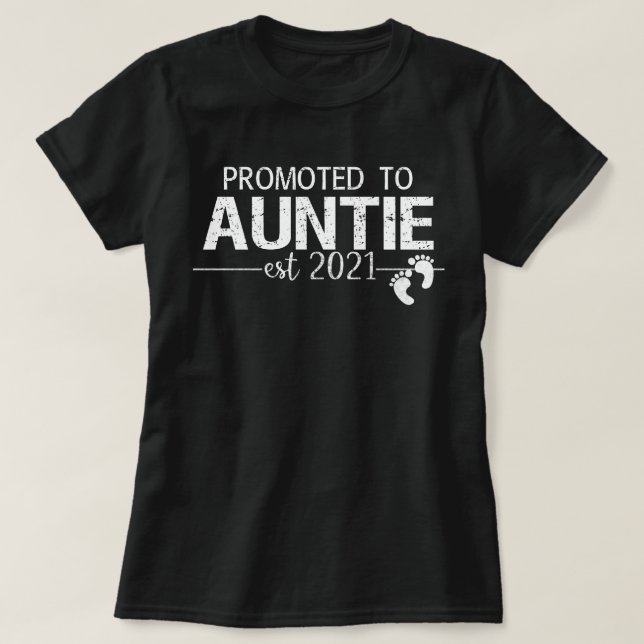 Camiseta ascendido a tía est 2021 (Diseño del anverso)