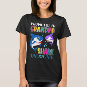 Camiseta Ascendido al abuelo del tiburón 2023