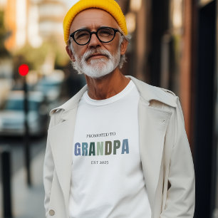 Camiseta Ascendido al abuelo EST 2025   Nuevo abuelo