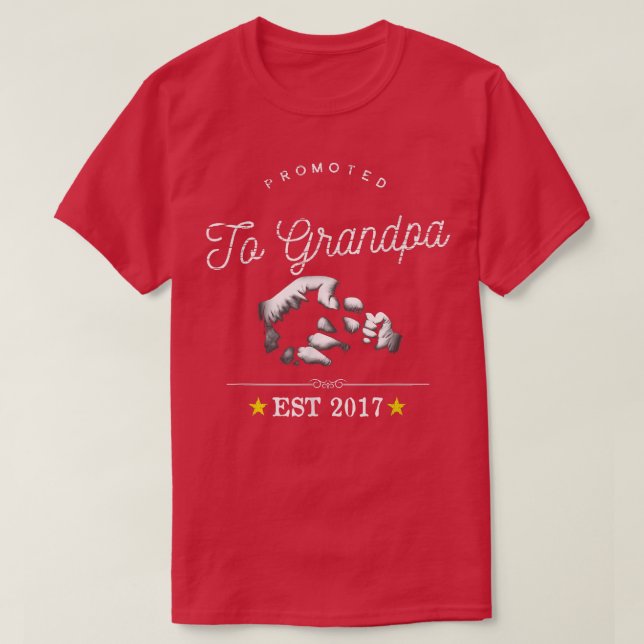 Camiseta Ascendido al abuelo T a nuevo abuelo para ser epít (Diseño del anverso)