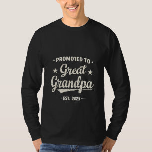 Camiseta Ascendido al regalo familiar del Gran Abuelo 2025