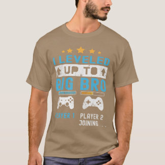 Camiseta Ascendió a Big Bro Gamer Nuevo jugador se une pron