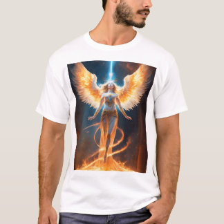 Camiseta Ascensión del Espíritu: Llamas de la luz y el ánge