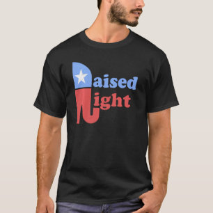 Camiseta Ascenso a la derecha estilo retro elefante republi