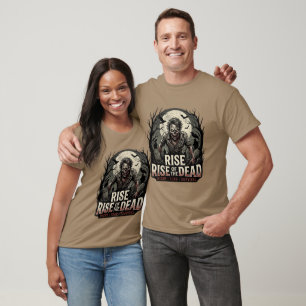 Camiseta Ascenso De Los Muertos Vintage Cementerio De Zombi