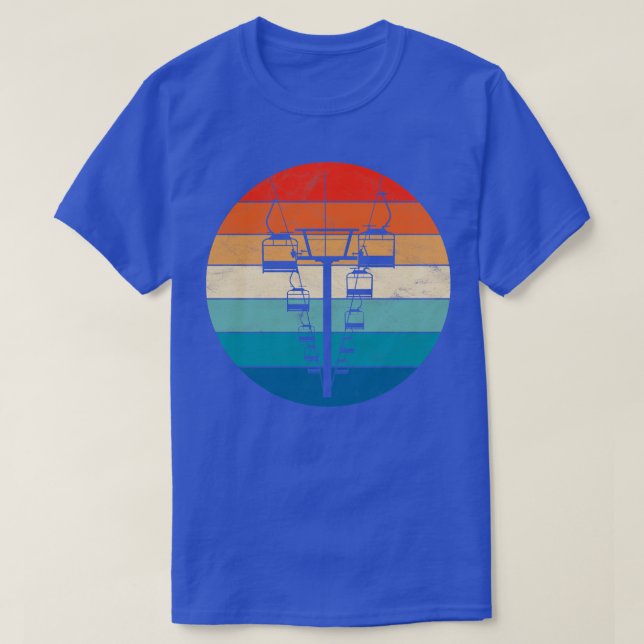 Camiseta Ascensor de esquí (Diseño del anverso)