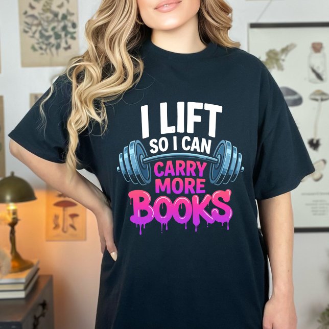 Camiseta Ascensor Divertido Para Llevar Más Libros Lector (Subido por el creador)