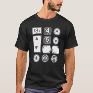 Camiseta Ascensores Levantar I Botones Elevadores I Elevado