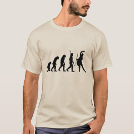 Camiseta Ascent of Man Funny Evolution Dancing Gentleman