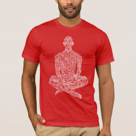 Camiseta Ascético (Rojo con Blanco)