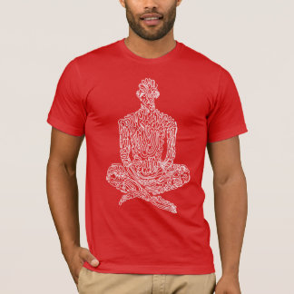 Camiseta Ascético (Rojo con Blanco)