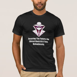 Camiseta Asegurando el futuro del hackeo ético sin descanso