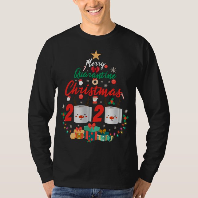 Camiseta Aseo para Navidades de cuarentena de cerezos de fa (Anverso)