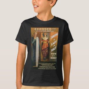 Camiseta Aserrando a una señora In Half del ~ del mago del