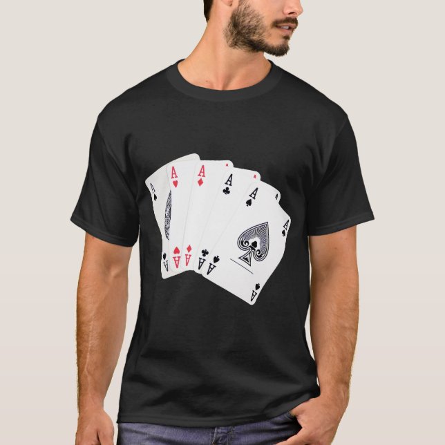 Camiseta Ases de póquer (Anverso)