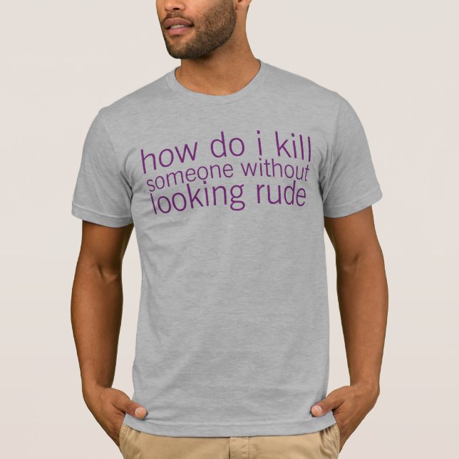 Camiseta asesinato (Anverso)