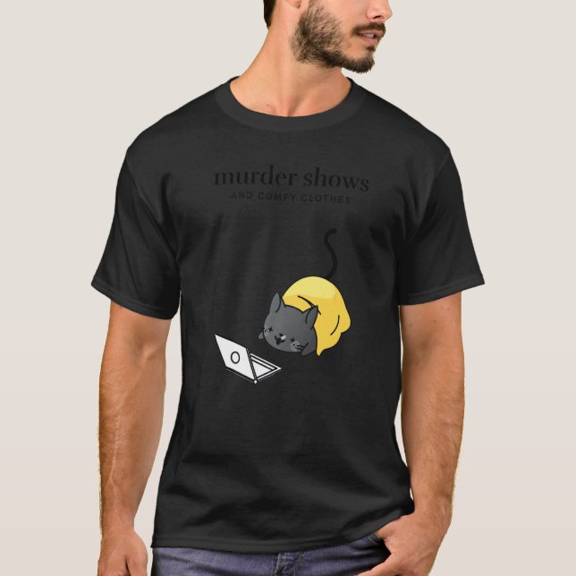 Camiseta Asesinato de un verdadero fanático del crimen mues (Anverso)