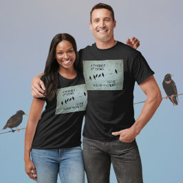 Camiseta Asesinato del fanático del misterio de la silueta