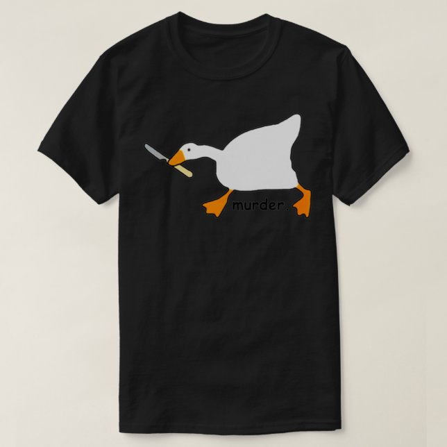 Camiseta Asesinato del juego ganso sin título (Diseño del anverso)