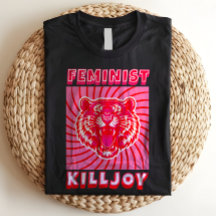 Asesinato feminista rugiendo poder Chica de tigres