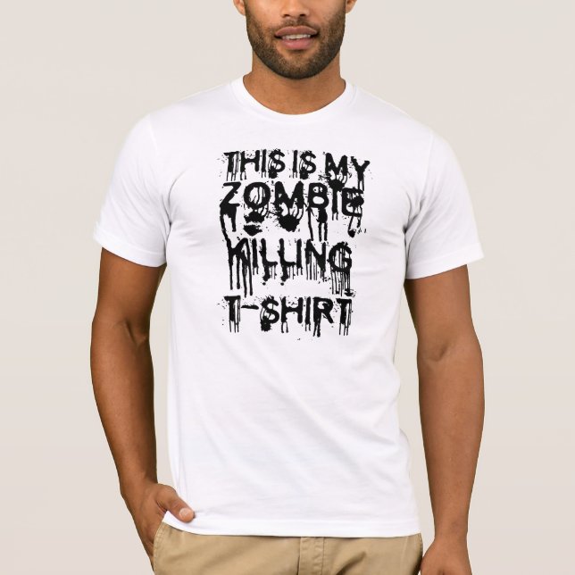 Camiseta Asesinato zombi (Anverso)