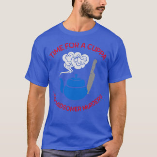 Camiseta Asesinatos de mediosomeros, momento de un cuppa y 