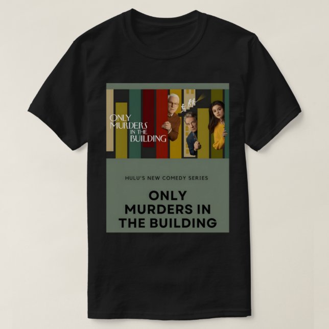 Camiseta Asesinatos de películas en el edificio (Diseño del anverso)