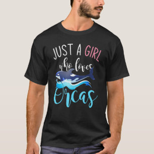 Camiseta Asesino de animales de ballena sólo un Chica que a