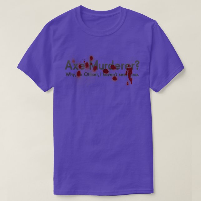 Camiseta Asesino de Ax (Diseño del anverso)