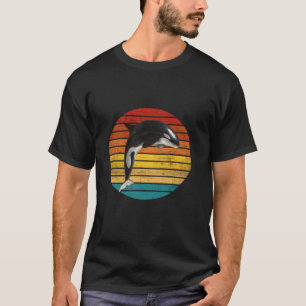 Camiseta Asesino de caza de ballenas con orcas retro vintag