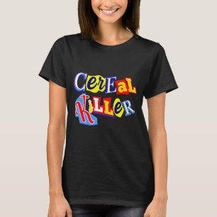 Camiseta Asesino de Cereal Amante de la Comida Irónico Dive
