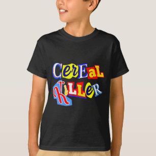 Camiseta Asesino de Cereal Amante de la Comida Irónico Dive
