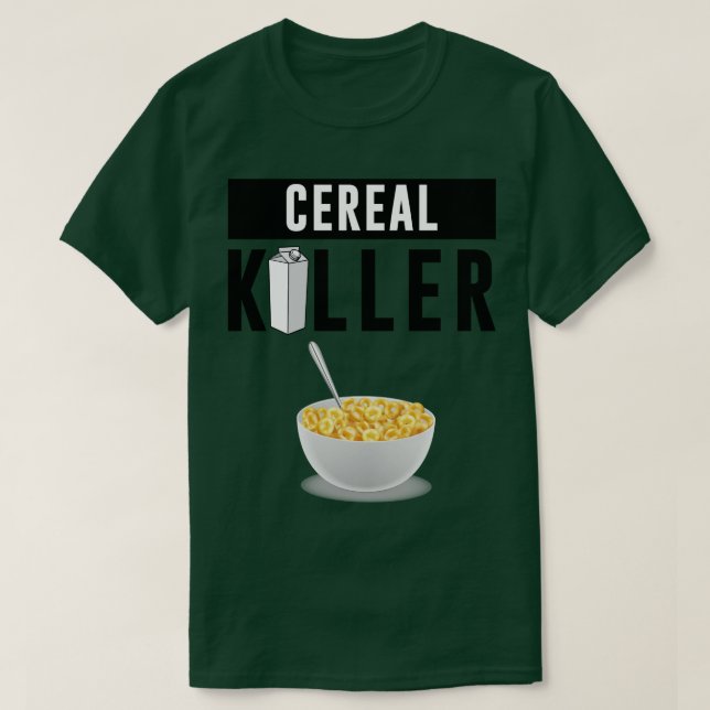 Camiseta Asesino de cereales (Diseño del anverso)