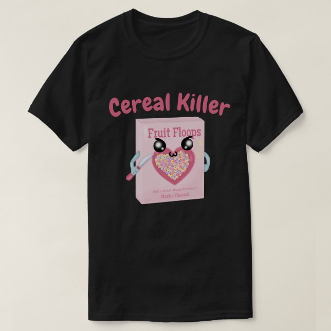 Camiseta Asesino de cereales (Diseño del anverso)
