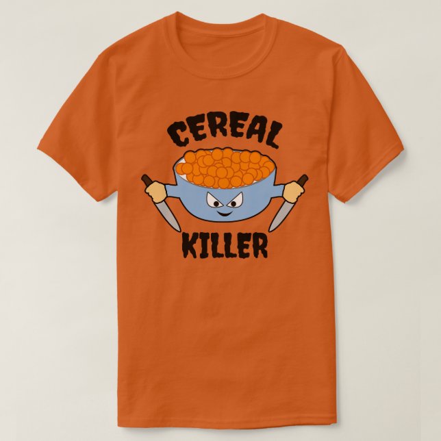 Camiseta Asesino de cereales (Diseño del anverso)
