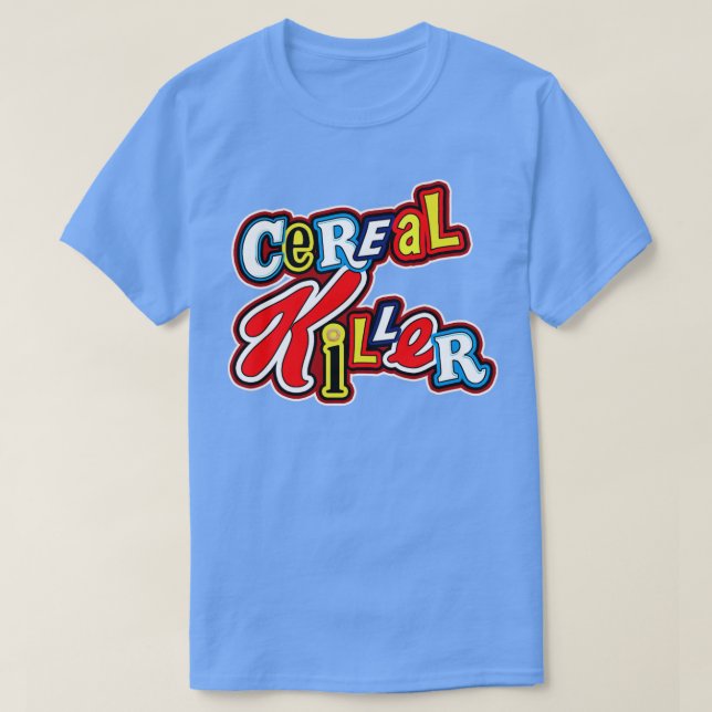 Camiseta Asesino de cereales (Diseño del anverso)