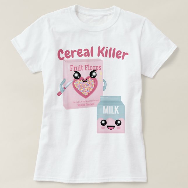 Camiseta Asesino de cereales (Diseño del anverso)