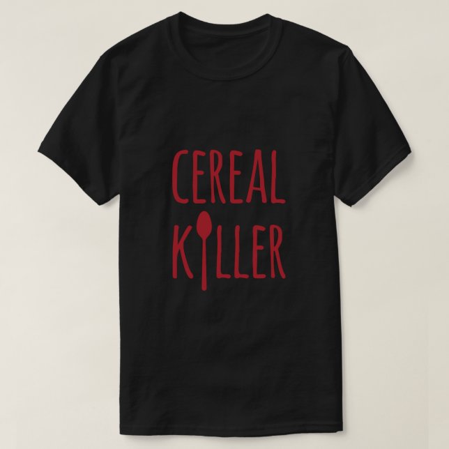 Camiseta Asesino de cereales (Diseño del anverso)