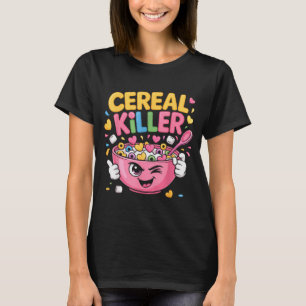 Camiseta Asesino de cereales Tazón de dibujos animados Desa