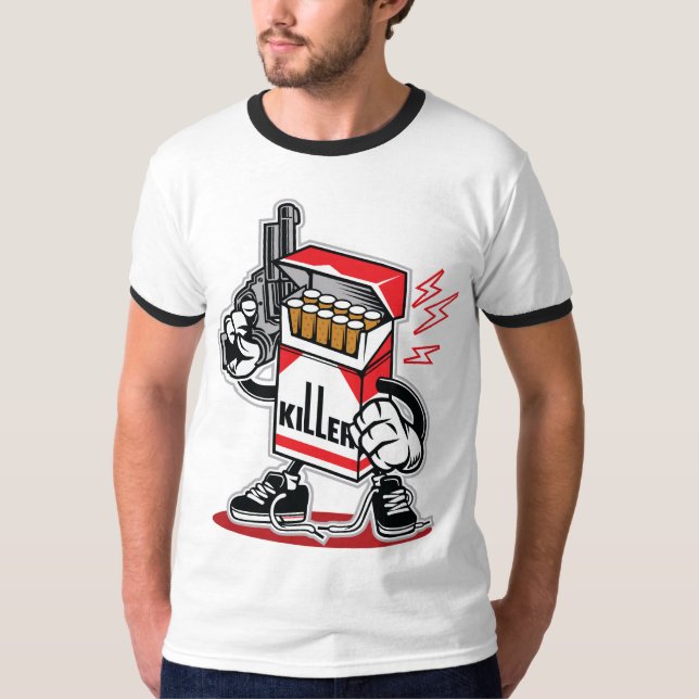 Camiseta Asesino de cigarrillos (Anverso)