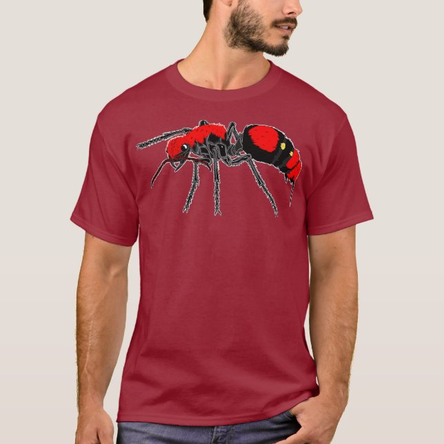 Camiseta Asesino de Hormigas de Terciopelo Vaga a Adultos P (Anverso)
