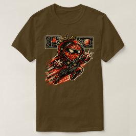 Camiseta Asesino de la Estrella Fresa — Ninja Espacial Vint