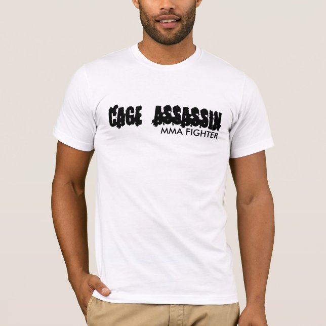 CAMISETA ASESINO DE LA JAULA, COMBATIENTE DEL MUTTAHIDA (Anverso)