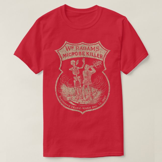 Camiseta Asesino de microbe de radar Wm 1887 (Diseño del anverso)