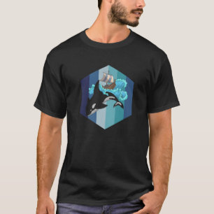 Camiseta Asesino de Regalos de Vela Ballena Submarina Anima