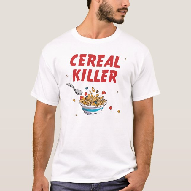 Camiseta Asesino del cereal de desayuno (Anverso)