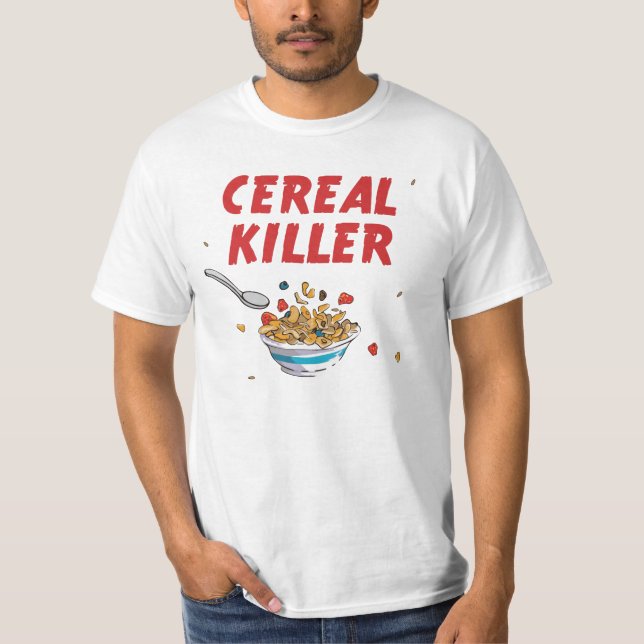 Camiseta Asesino del cereal de desayuno (Anverso)