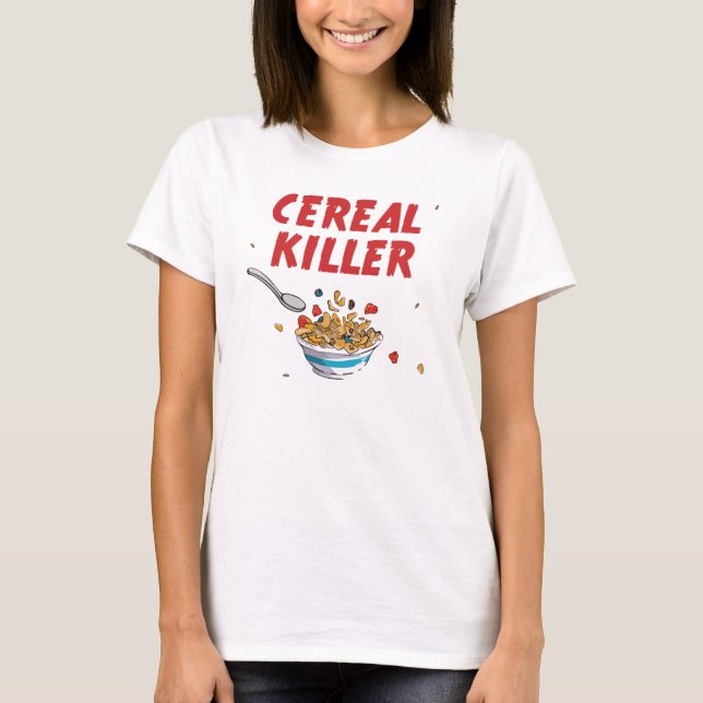 Camiseta Asesino del cereal de desayuno (Anverso)